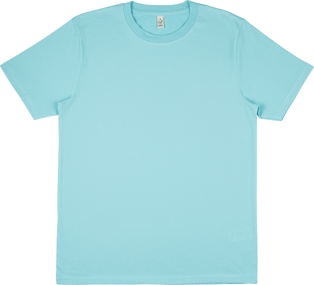 EarthPositive Unisex Classic Jersey T-Shirt | TURQUOISE BLUE