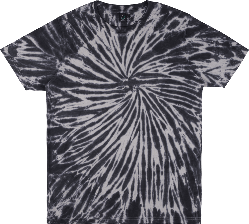 EarthPositive Unisex Classic Jersey T-Shirt | TIE DYE BLACK