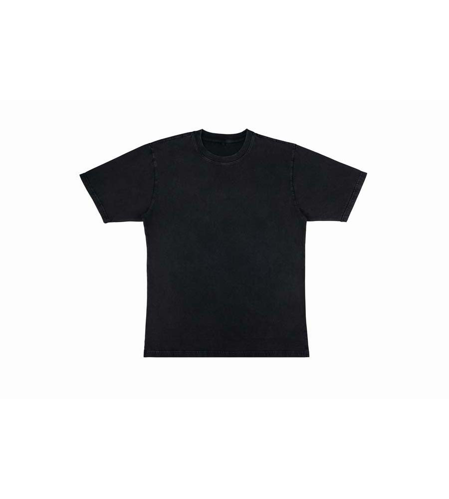 EarthPositive Unisex Oversized Heavy T-Shirt | STONE WASH BLACK