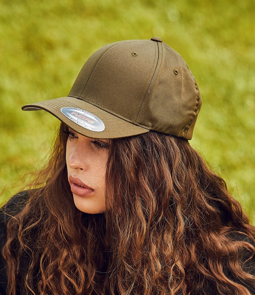 Flexfit Fitted Baseball Cap | ROSE BROWN (SILVER UNDERPEAK)