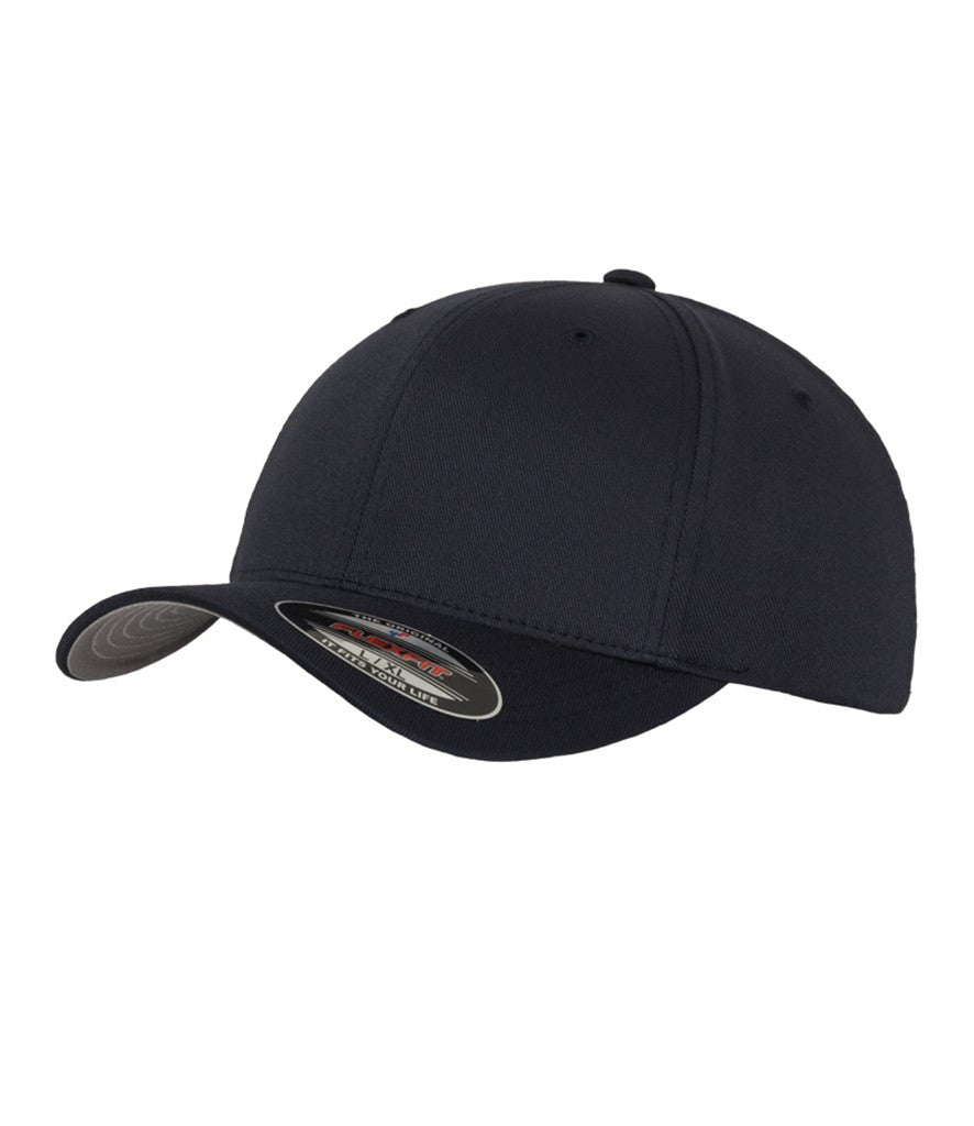Flexfit Fitted Baseball Cap | DARK NAVY (SILVER UNDERPEAK)