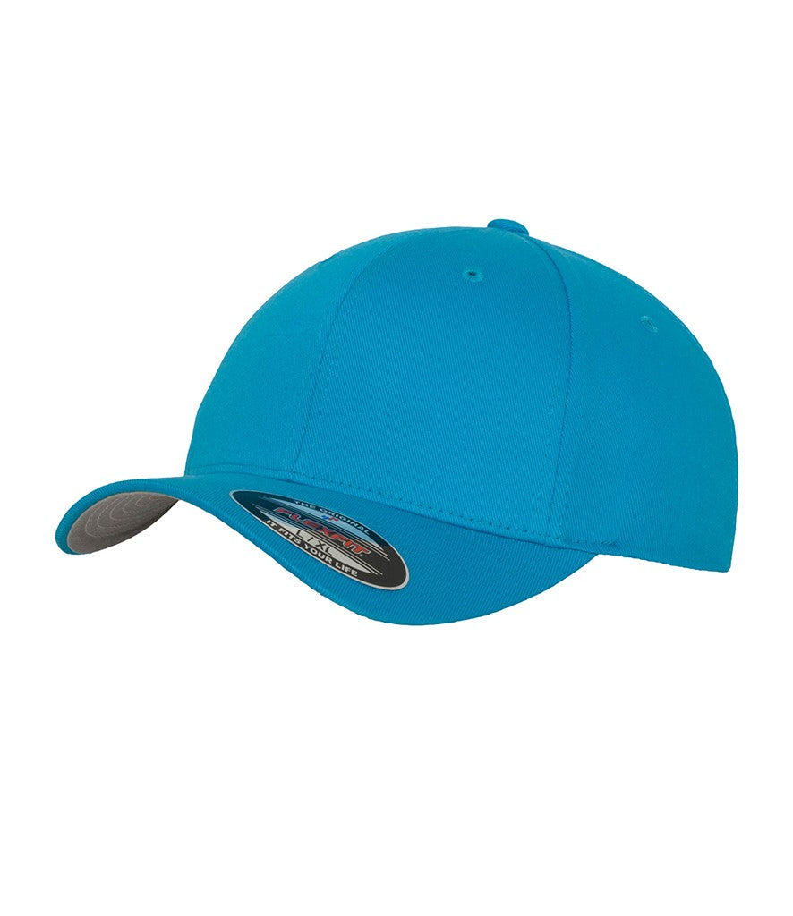 Flexfit Fitted Baseball Cap | HAWAIIAN OCEAN (SILVER UNDERPEAK)
