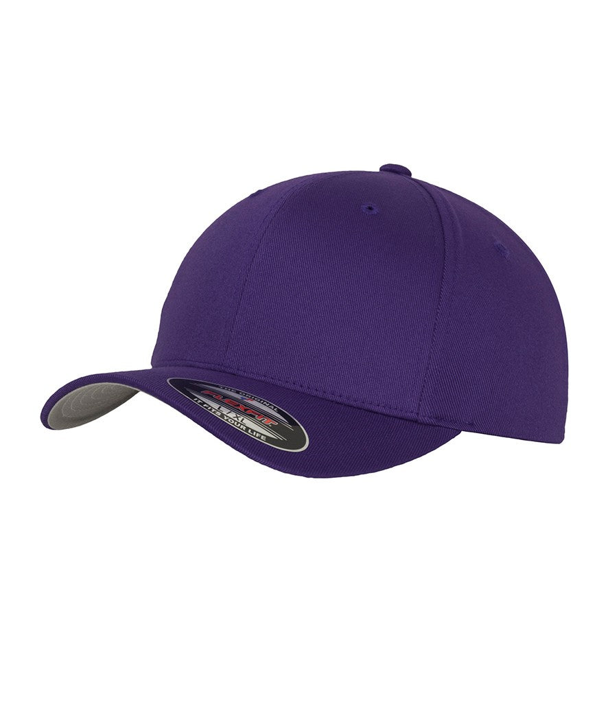 Flexfit Fitted Baseball Cap | PURPLE (SILVER UNDERPEAK)