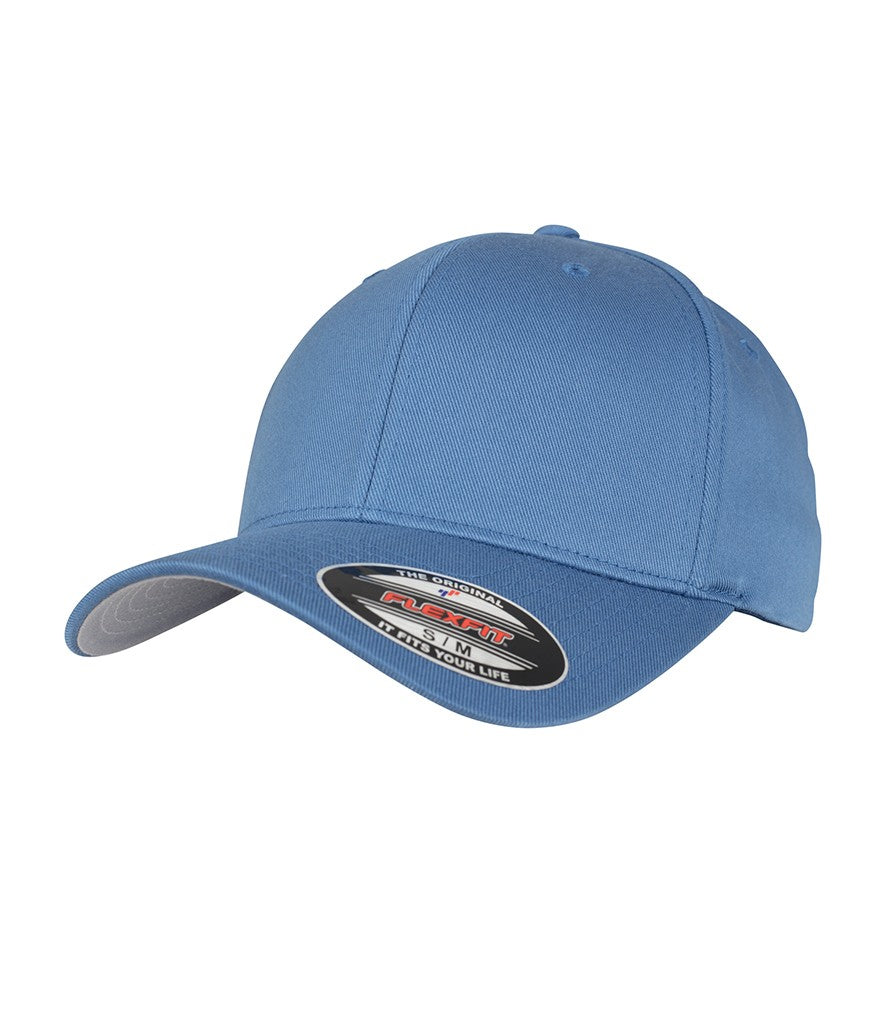 Flexfit Fitted Baseball Cap | SLATE BLUE (SILVER UNDERPEAK)