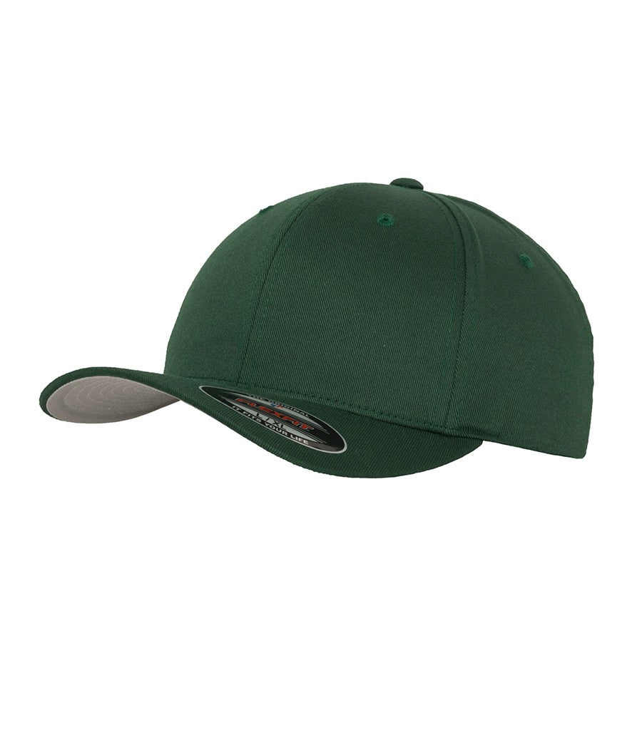 Flexfit Fitted Baseball Cap | SPRUCE GREEN (SILVER UNDERPEAK)