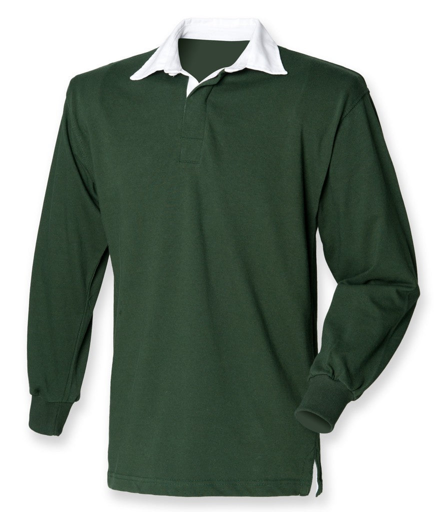 Long Sleeve Plain Rugby Top | BOTTLE
