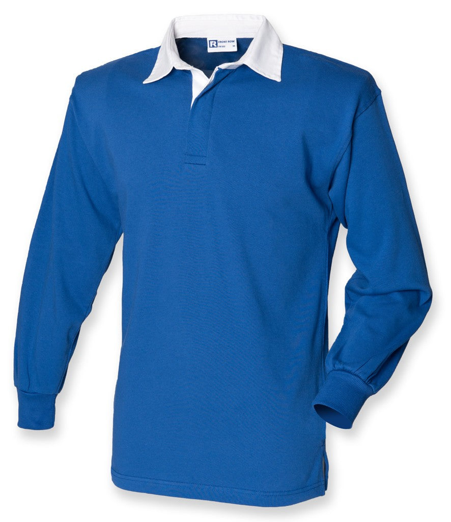 Long Sleeve Classic Rugby Shirt | ROYAL/WHITE