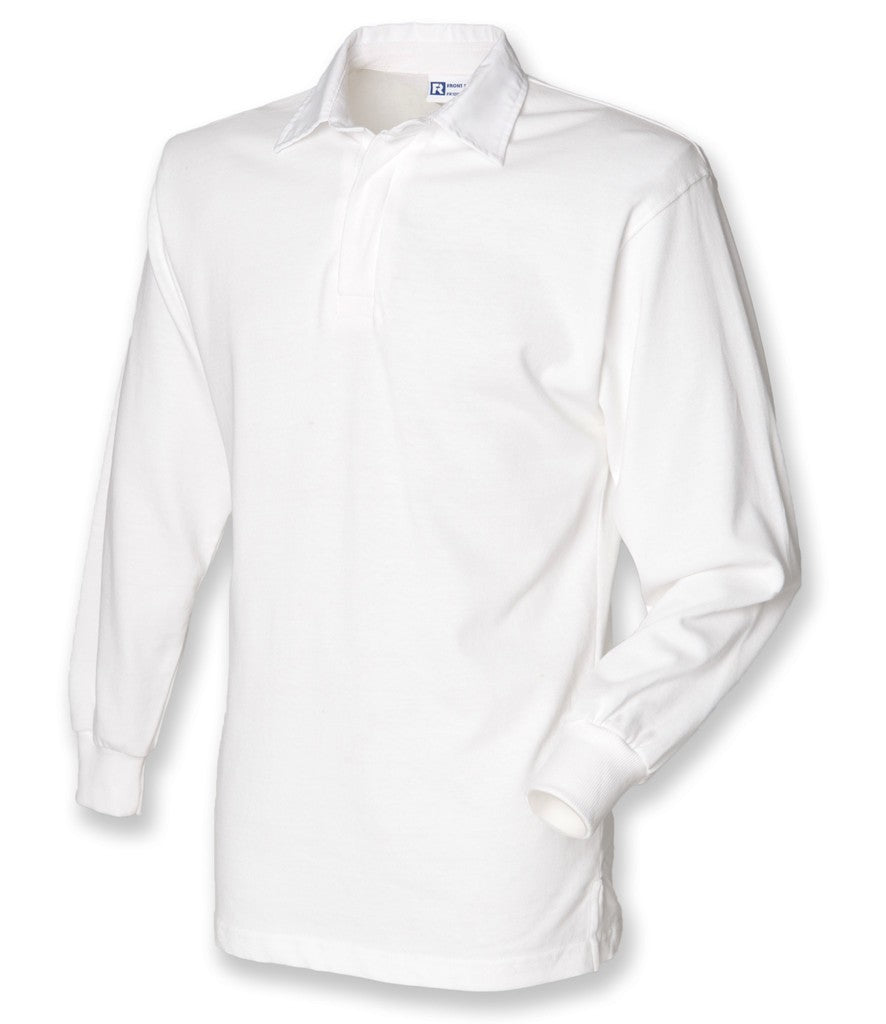 Long Sleeve Classic Rugby Shirt | WHITE/WHITE