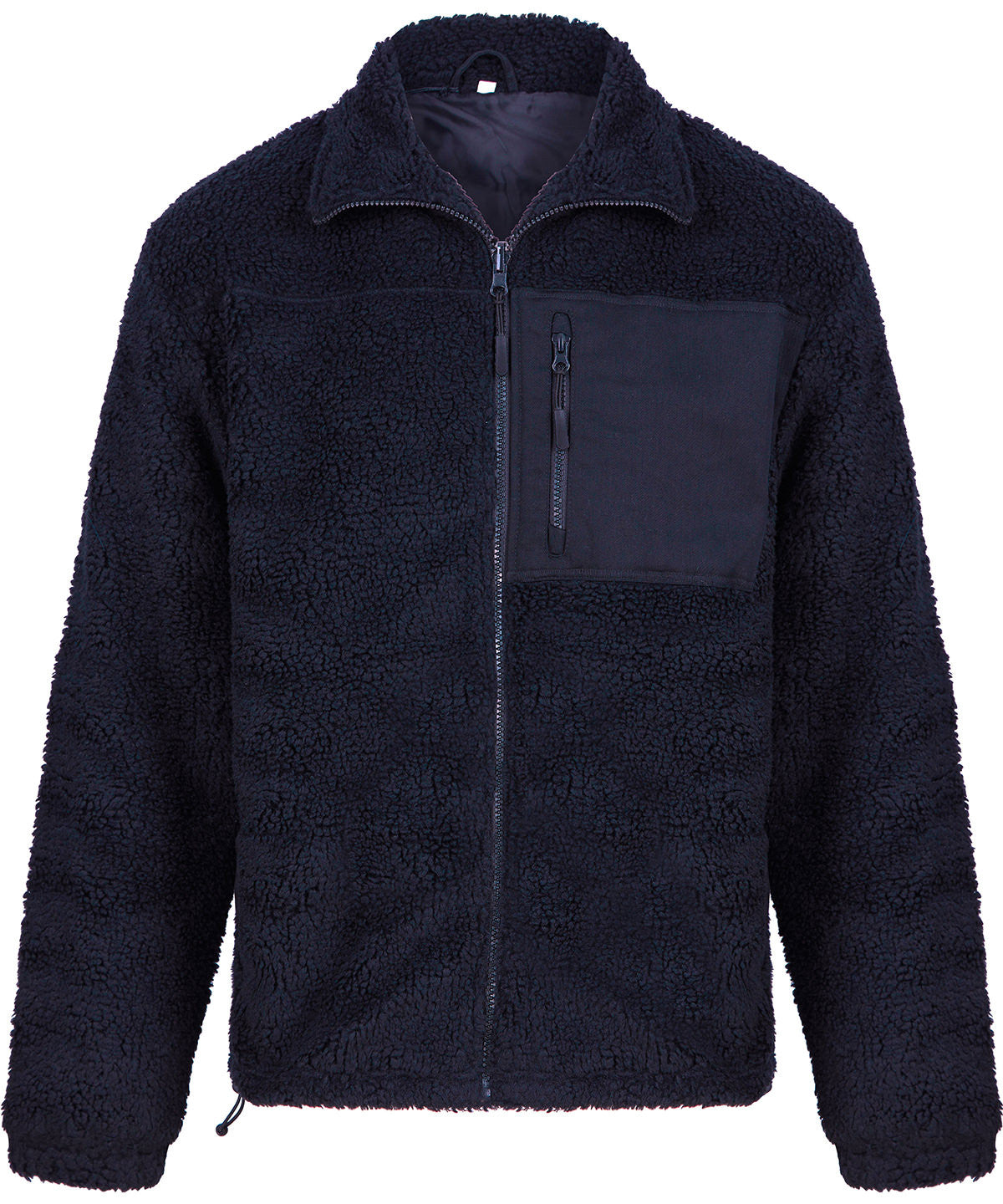 Recycled sherpa fleece | NAVY