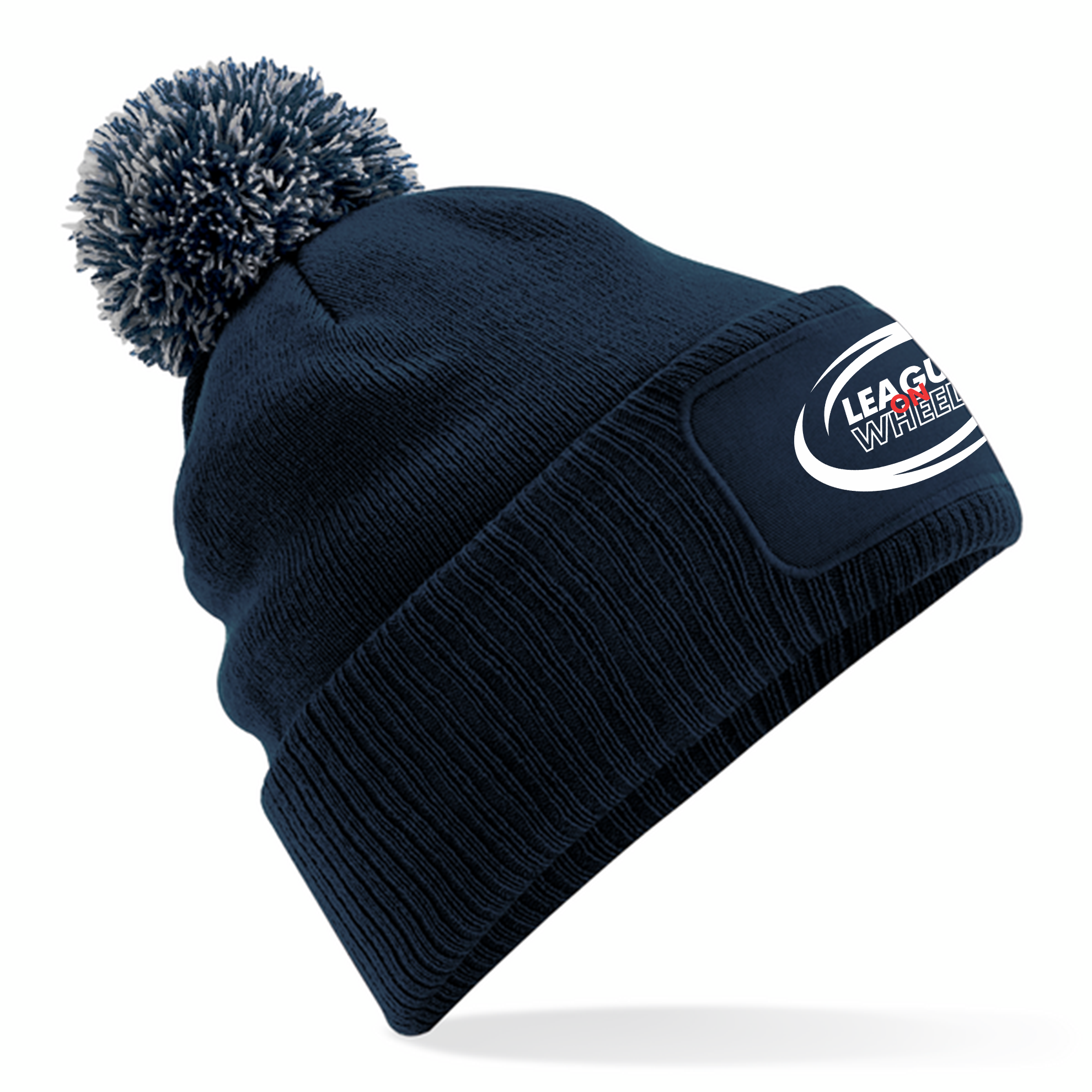 League on Wheels Beanie | FRENCH NAVY/LIGHT GREY