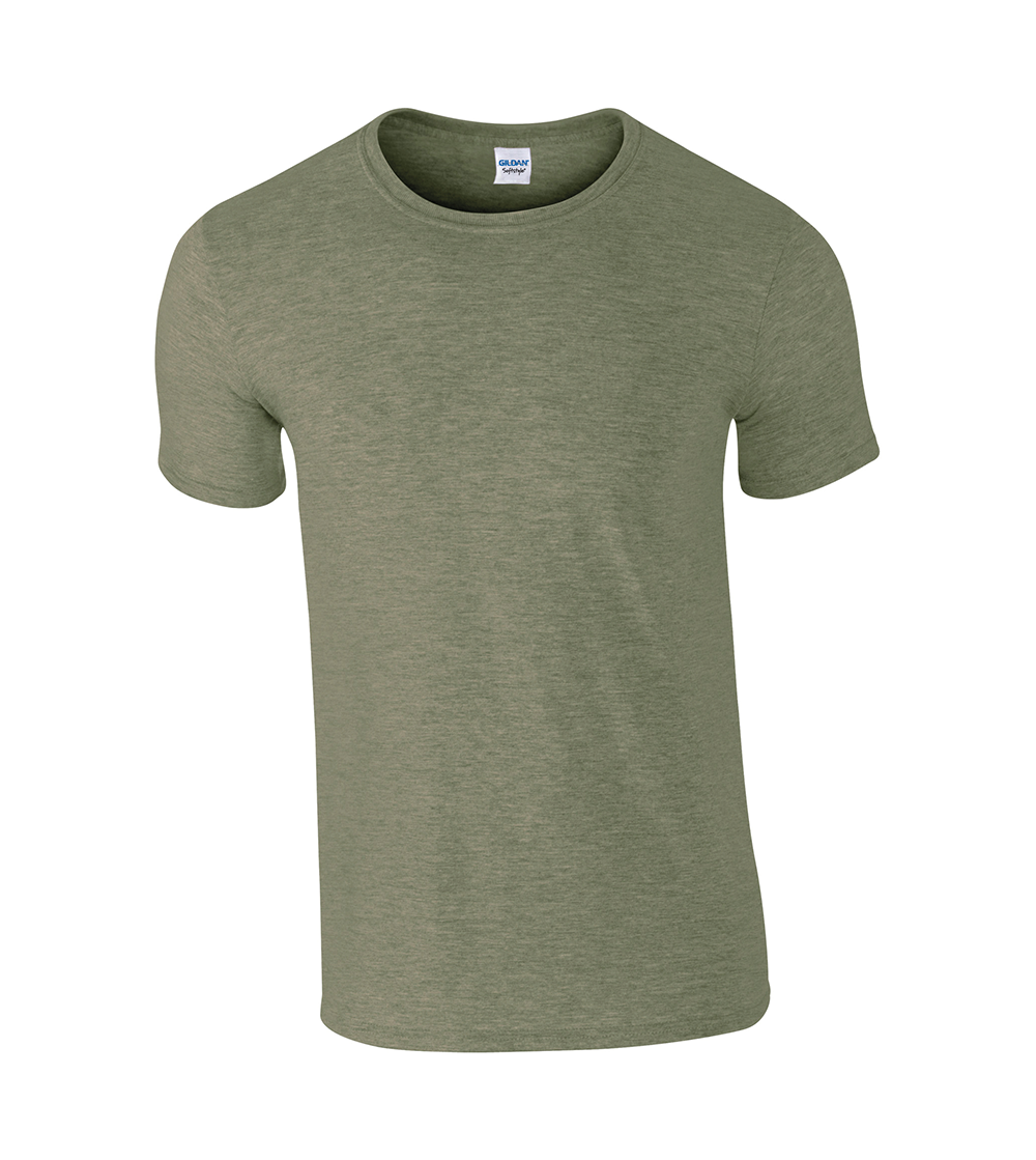 Softstyle Ringspun Adult T-Shirt | HEATHER MILITARY GREEN