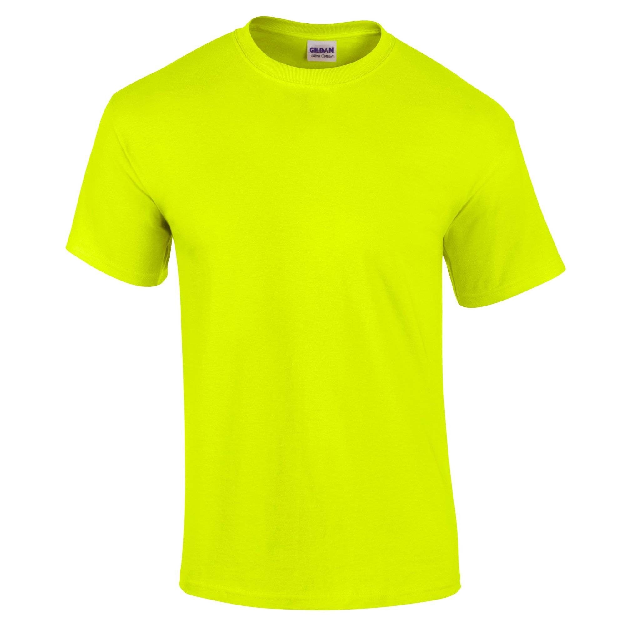 Ultra Cotton Adult T-Shirt | SAFETY GREEN