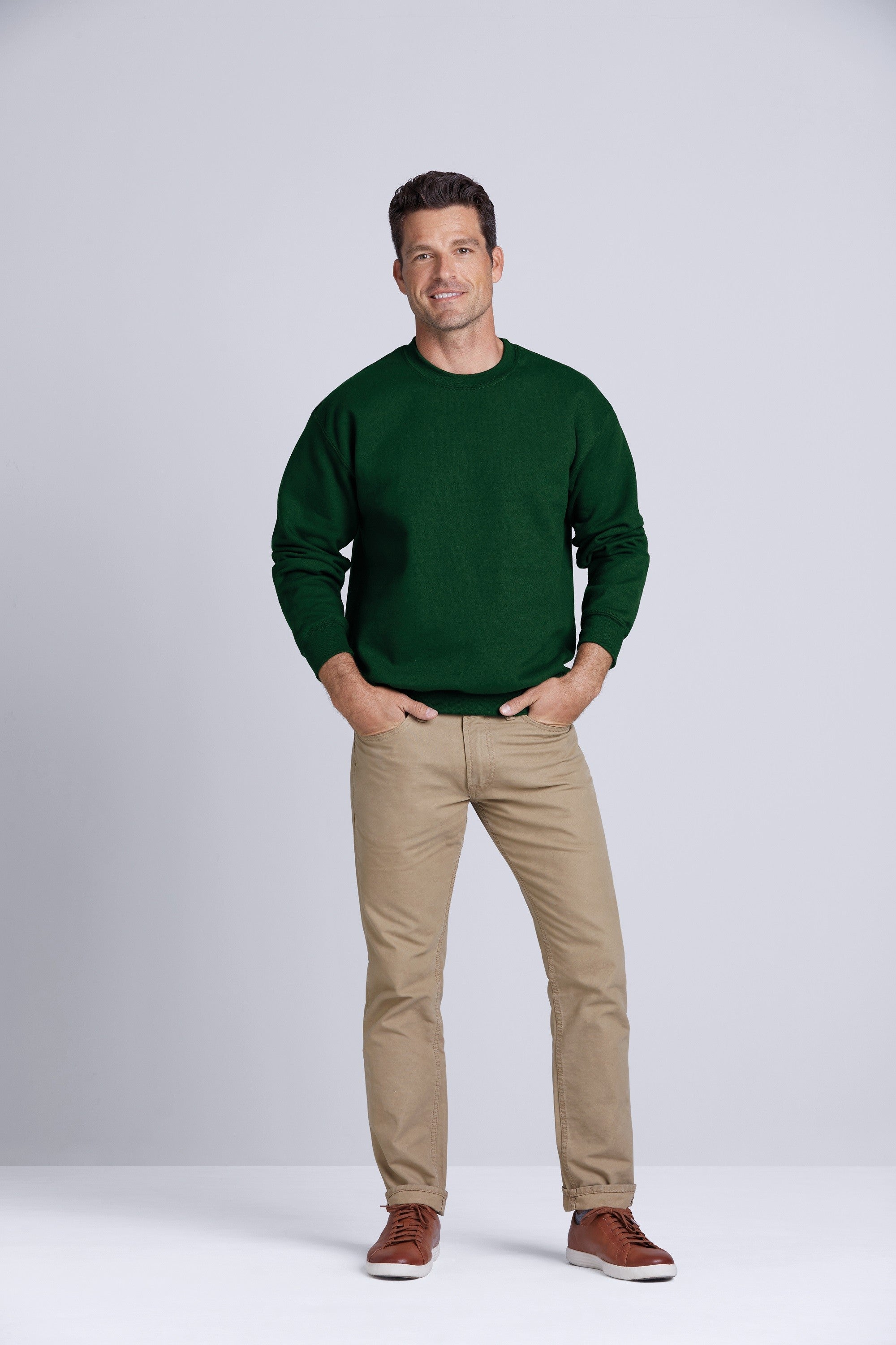 Ultra Blend Adult Crewneck Sweatshirt | WHITE