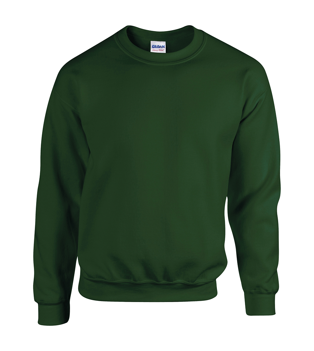 Heavy Blend Adult Crew Neck Sweatshirt | FOREST GREEN