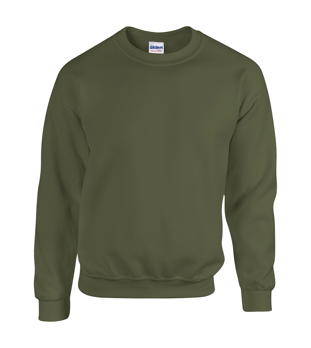 Heavy Blend Adult Crew Neck Sweatshirt | MILITARY GREEN