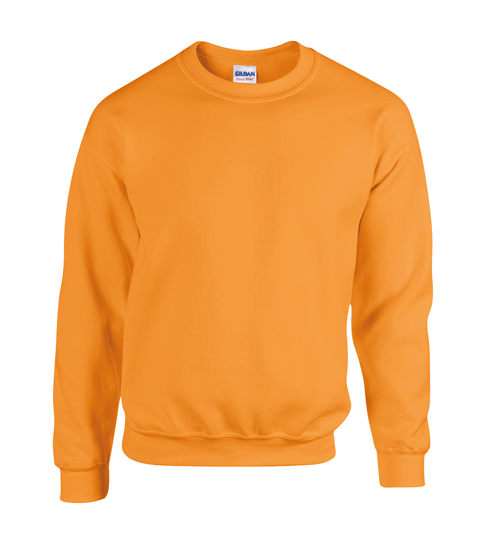 Heavy Blend Adult Crew Neck Sweatshirt | SAFETY ORANGE