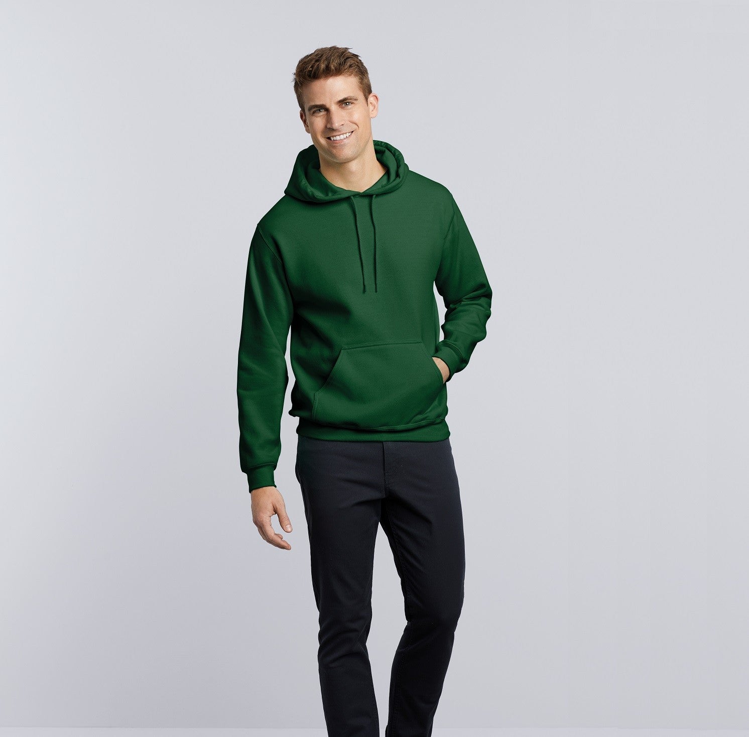 Heavyweight Blend Adult Hooded Sweatshirt | CAROLINA BLUE