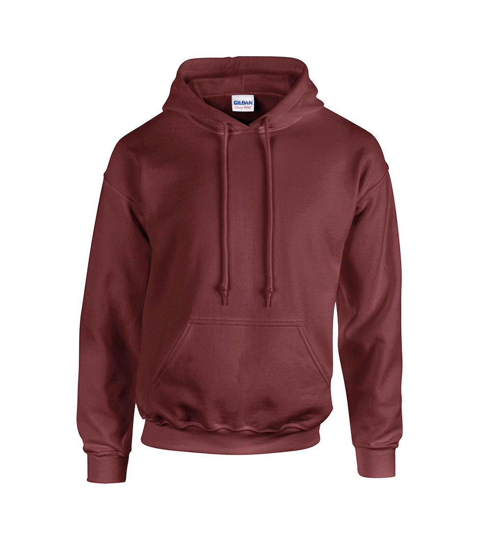 Heavyweight Blend Adult Hooded Sweatshirt | MAROON