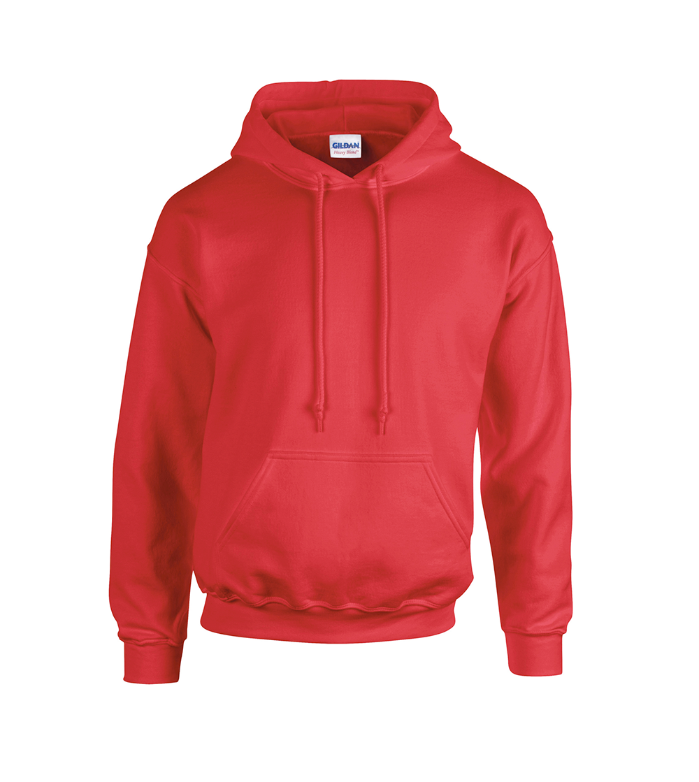 Heavyweight Blend Adult Hooded Sweatshirt | RED
