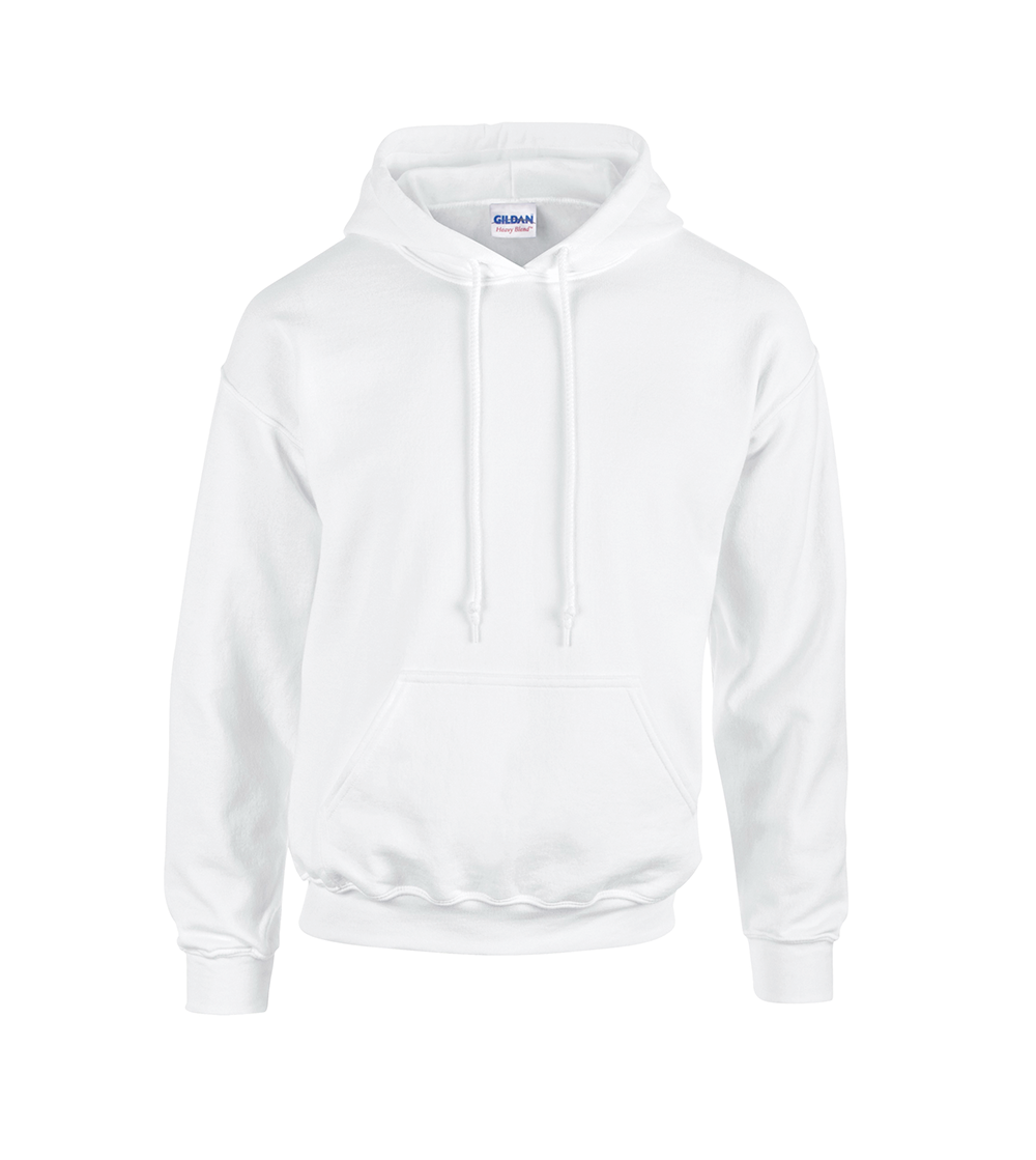 Heavyweight Blend Adult Hooded Sweatshirt | WHITE
