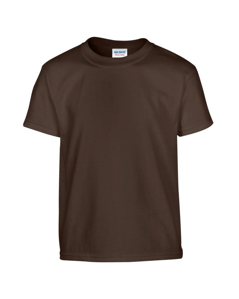 Heavy Cotton Youth T-Shirt | DARK CHOCOLATE