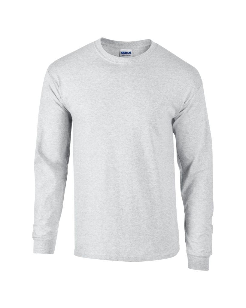 Ultra Cotton Adult Long Sleeve T | ASH