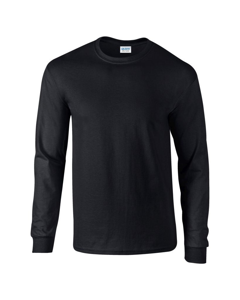 Ultra Cotton Adult Long Sleeve T | BLACK