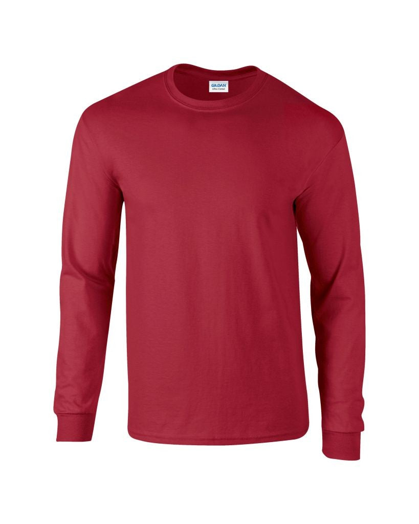 Ultra Cotton Adult Long Sleeve T | CARDINAL RED