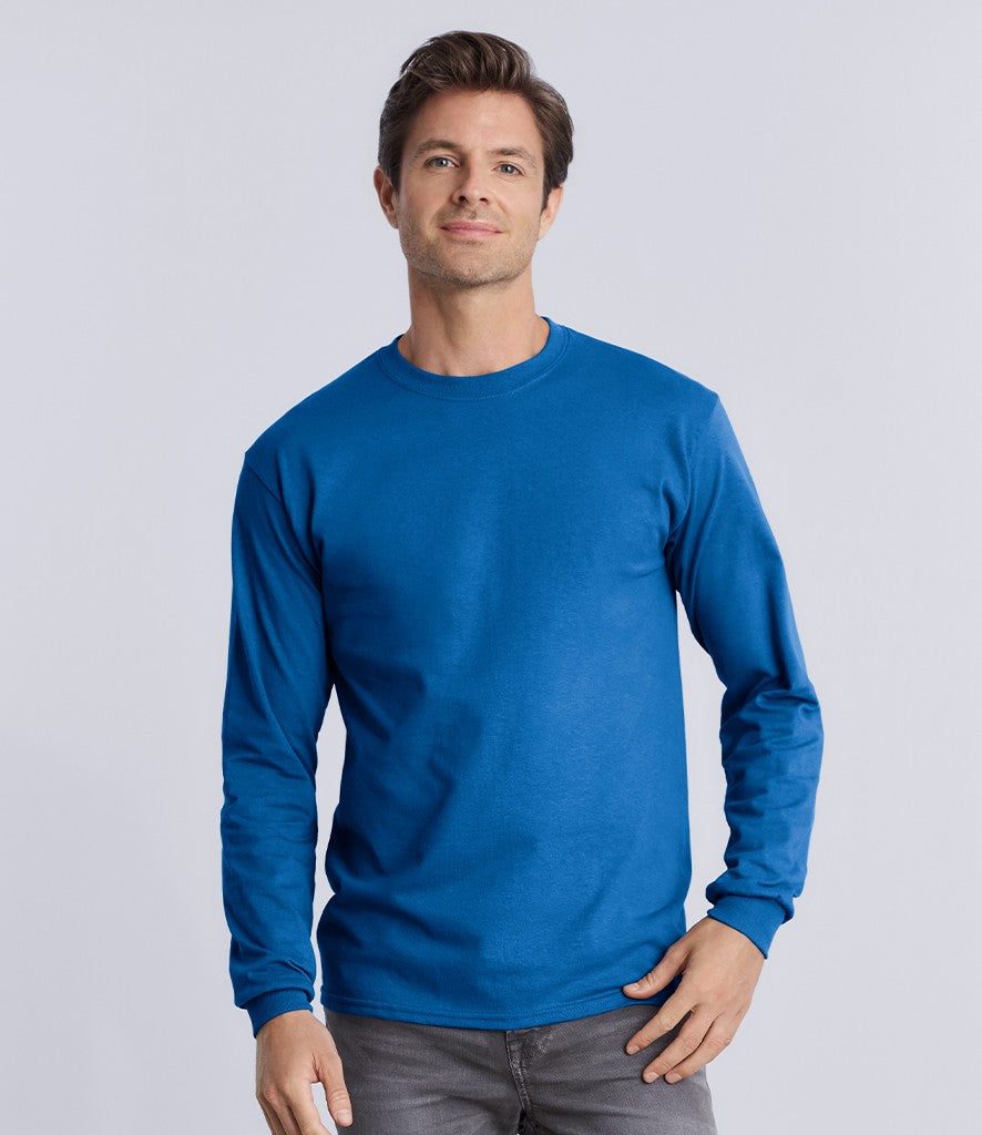 Ultra Cotton Adult Long Sleeve T | ASH