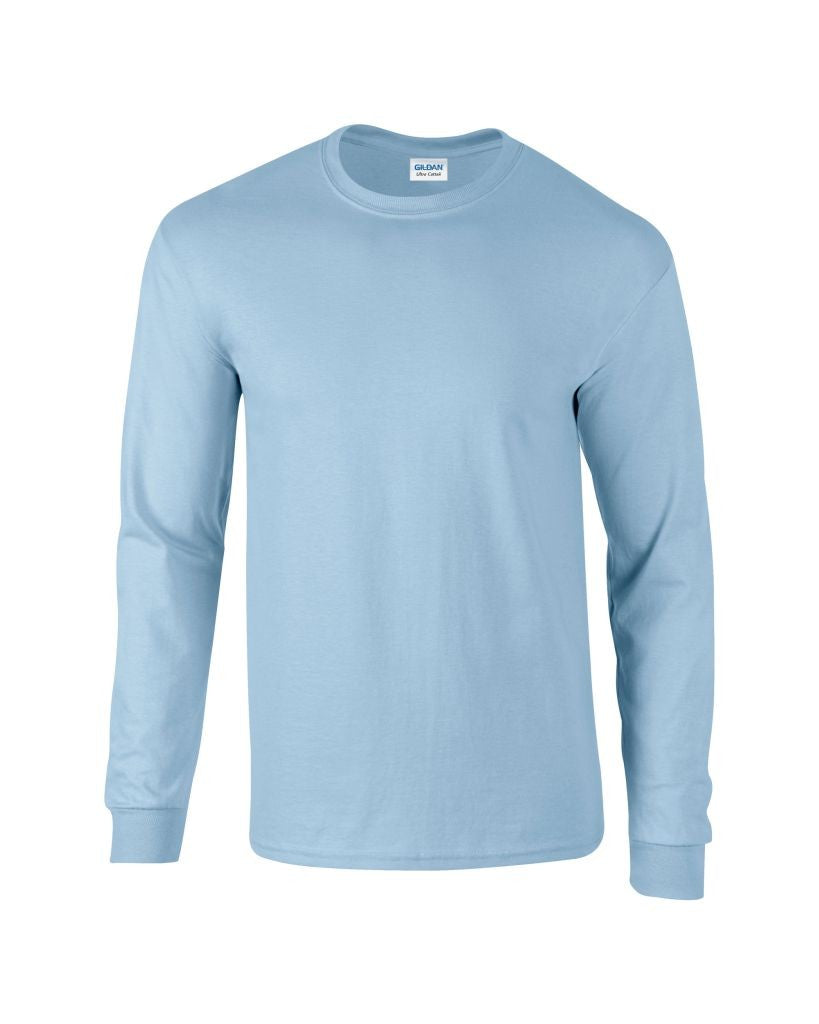 Ultra Cotton Adult Long Sleeve T | LIGHT BLUE
