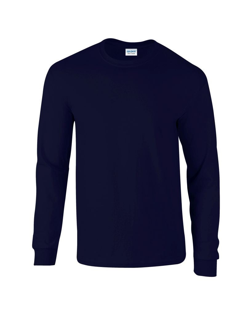 Ultra Cotton Adult Long Sleeve T | NAVY