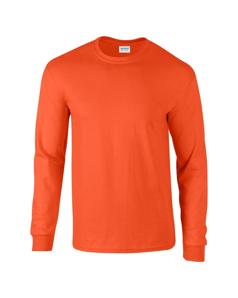 Ultra Cotton Adult Long Sleeve T | ORANGE