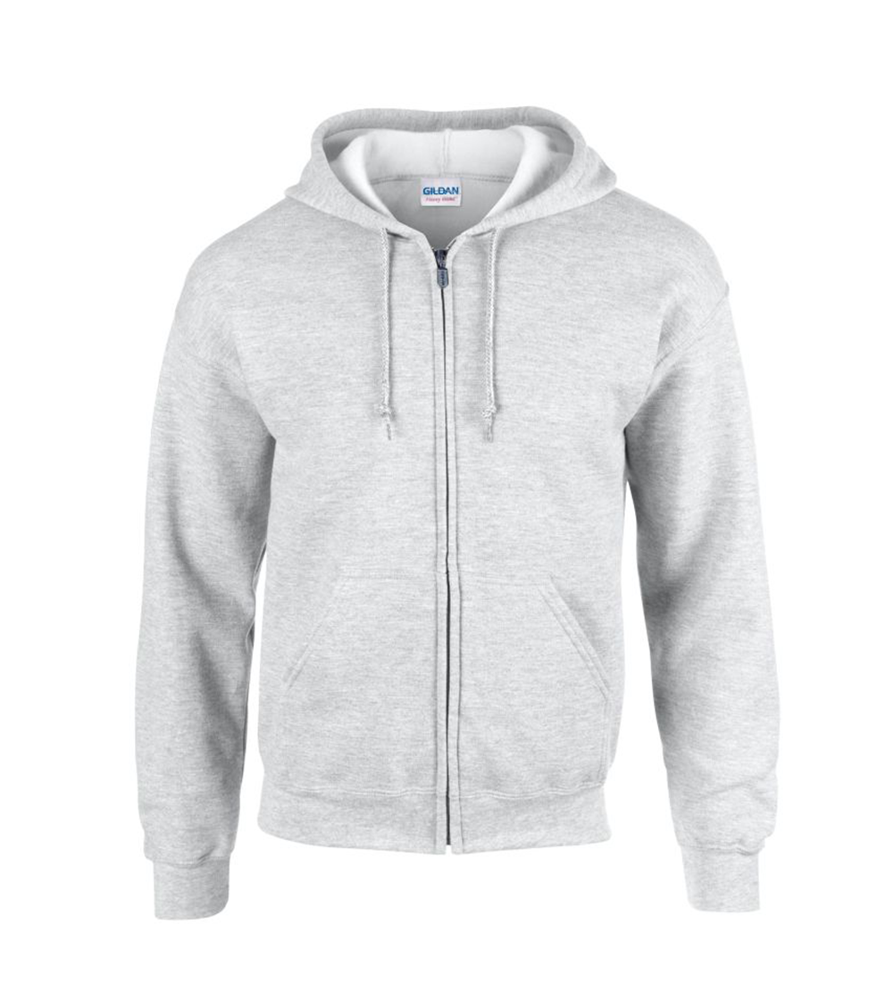 Heavyweight Blend Adult Full Zip Hooded Sweatshirt | ASH