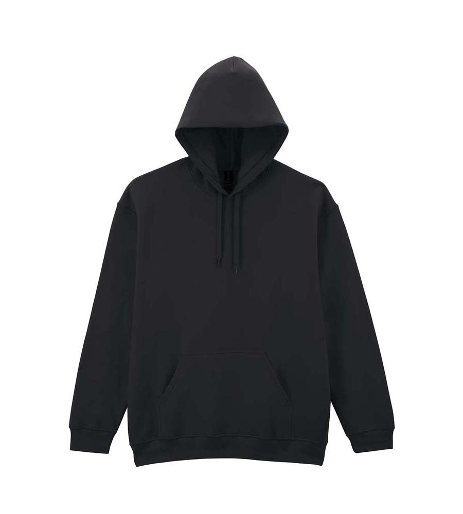 Softstyle Midweight Fleece Adult Hoodie | BLACK