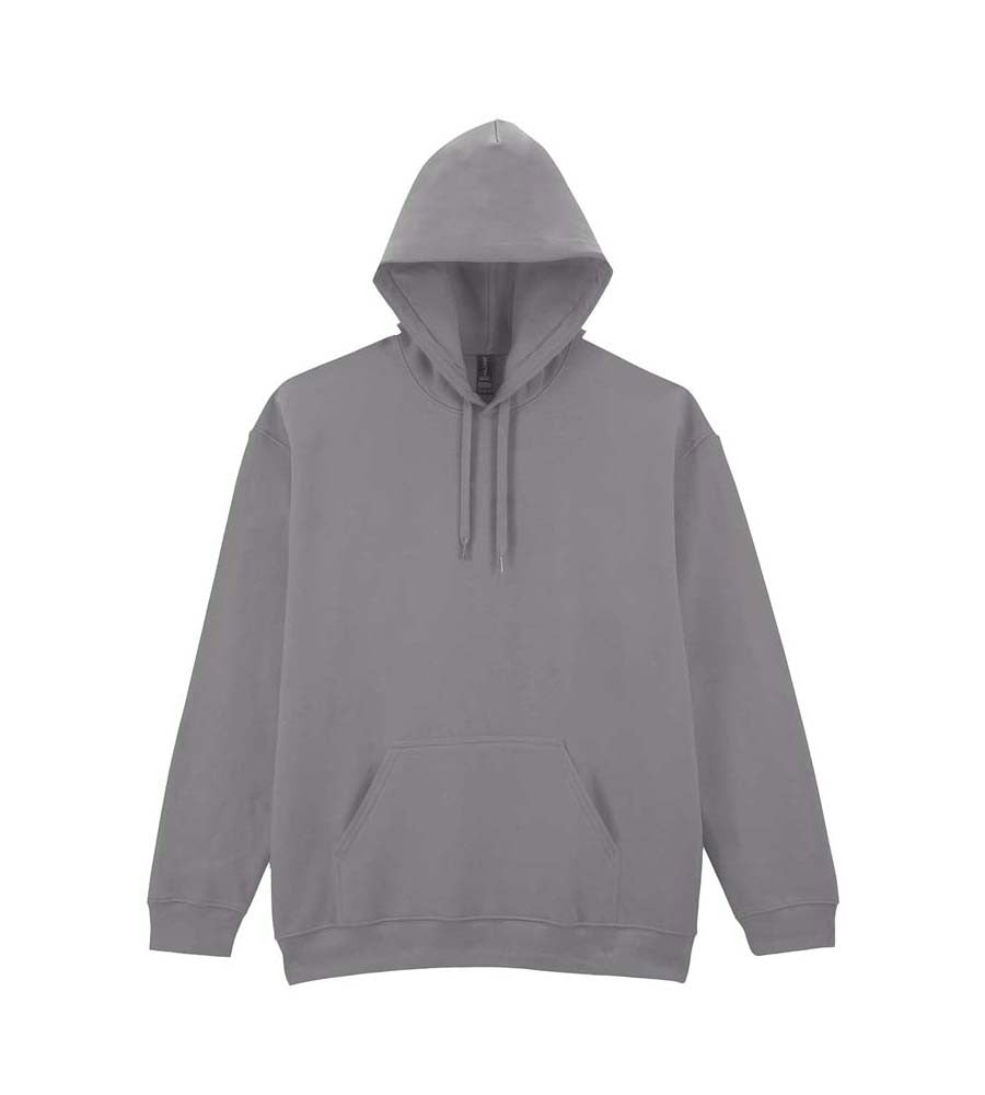 Softstyle Midweight Fleece Adult Hoodie | CEMENT
