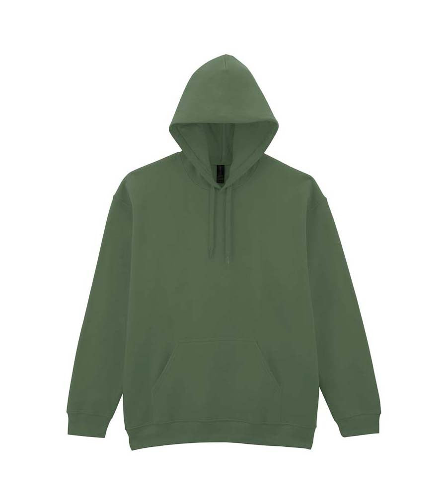 Softstyle Midweight Fleece Adult Hoodie | MILITARY GREEN