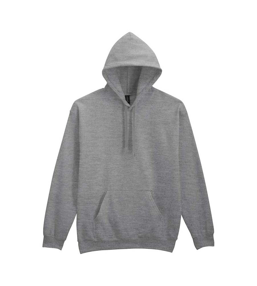 Softstyle Midweight Fleece Adult Hoodie | RINGSPUN SPORTS GREY
