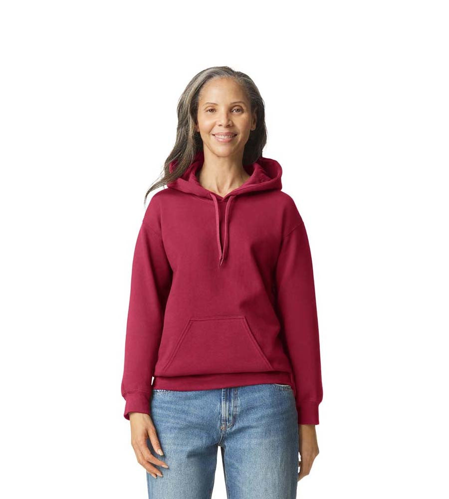 Softstyle Midweight Fleece Adult Hoodie | BLACK