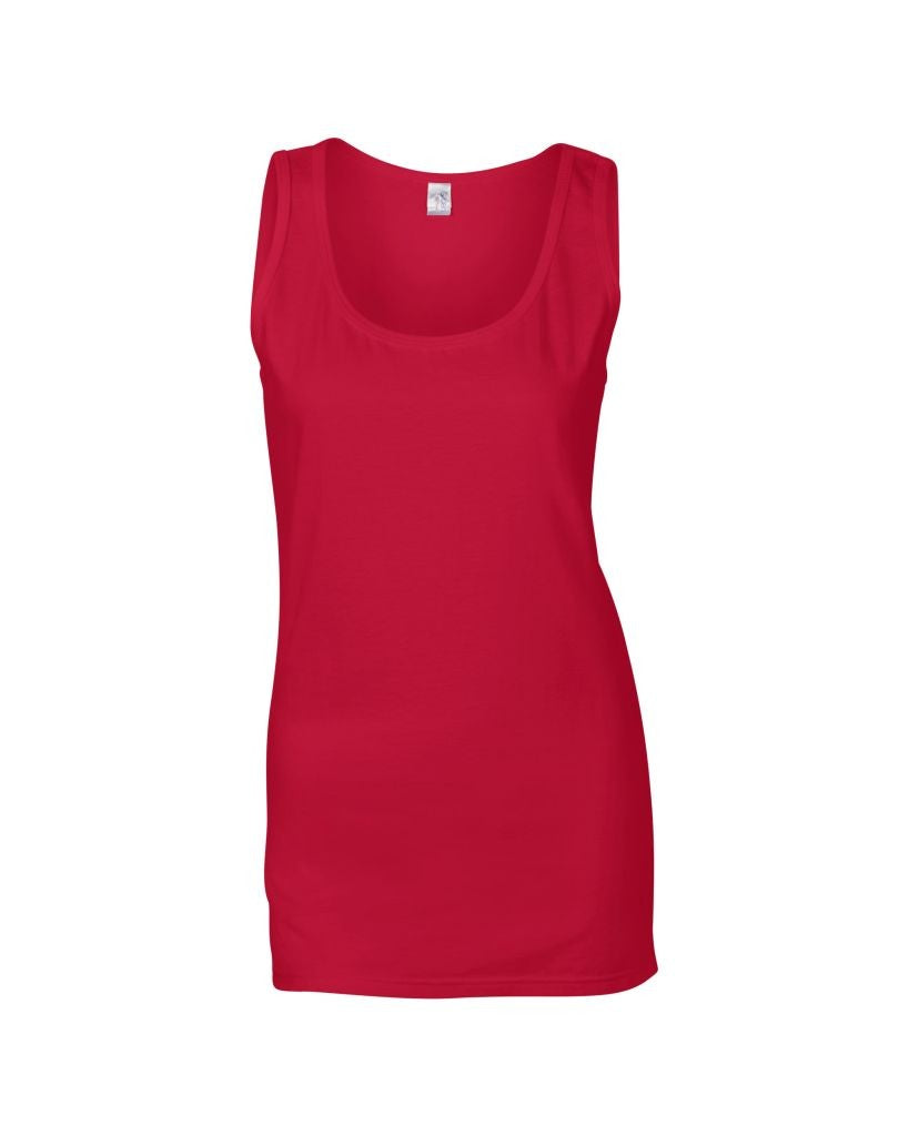 Soft Style Ladies Tank Top | CHERRY RED