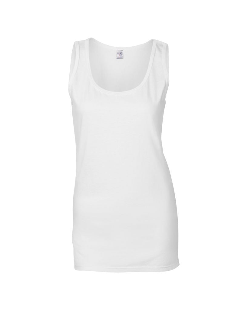 Soft Style Ladies Tank Top | WHITE