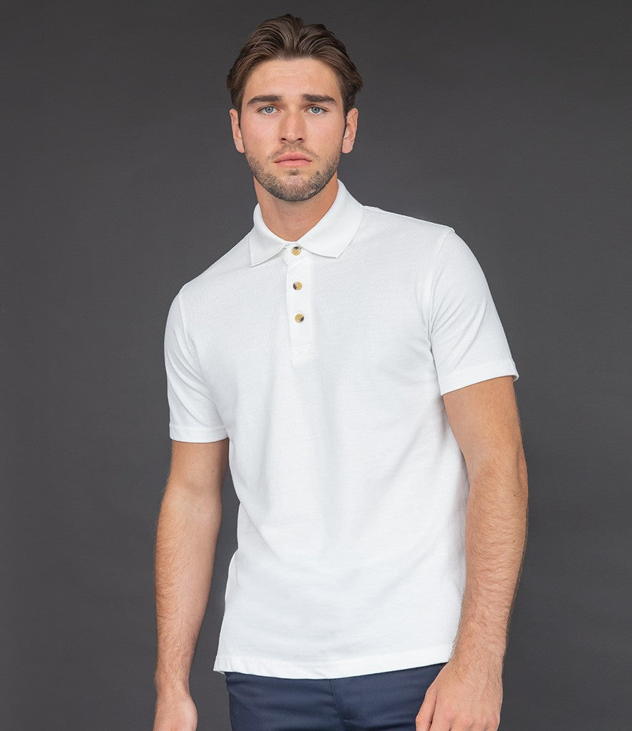 Classic Cotton Pique Polo Shirt | PURPLE