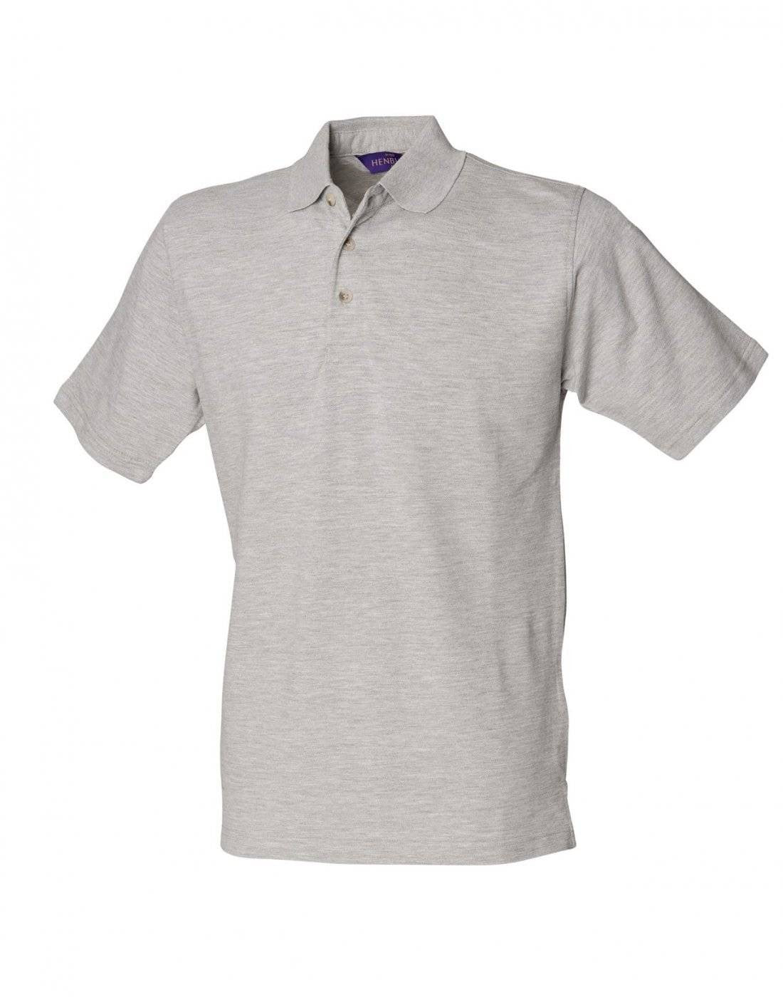 Classic Cotton Pique Polo Shirt | HEATHER GREY
