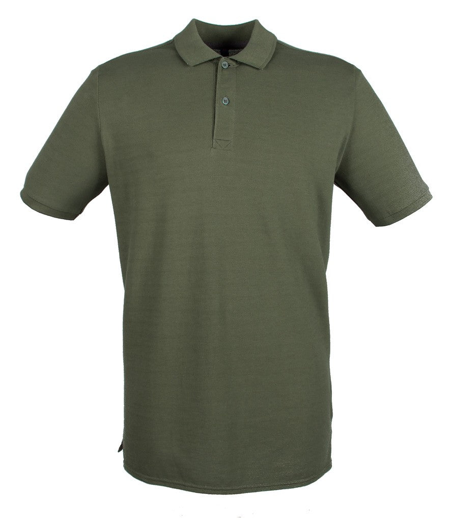 Micro-Fine Pique Polo | OLIVE