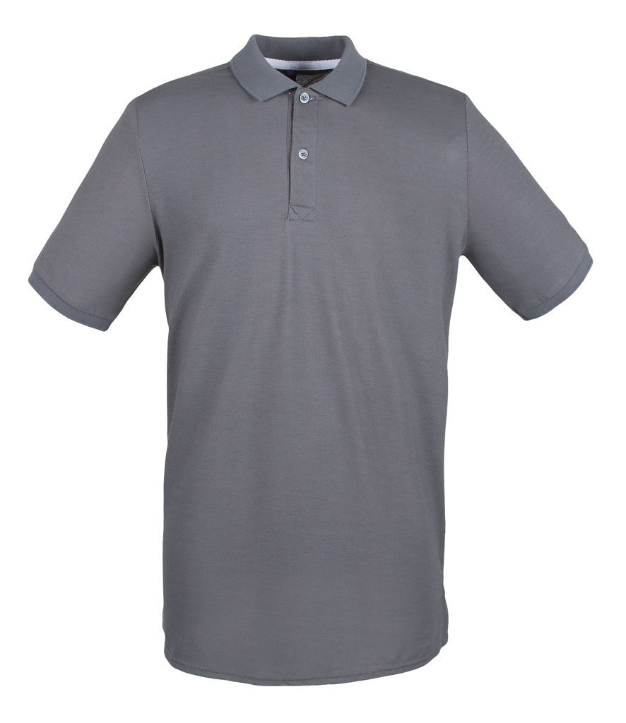 Micro-Fine Pique Polo | STEEL GREY