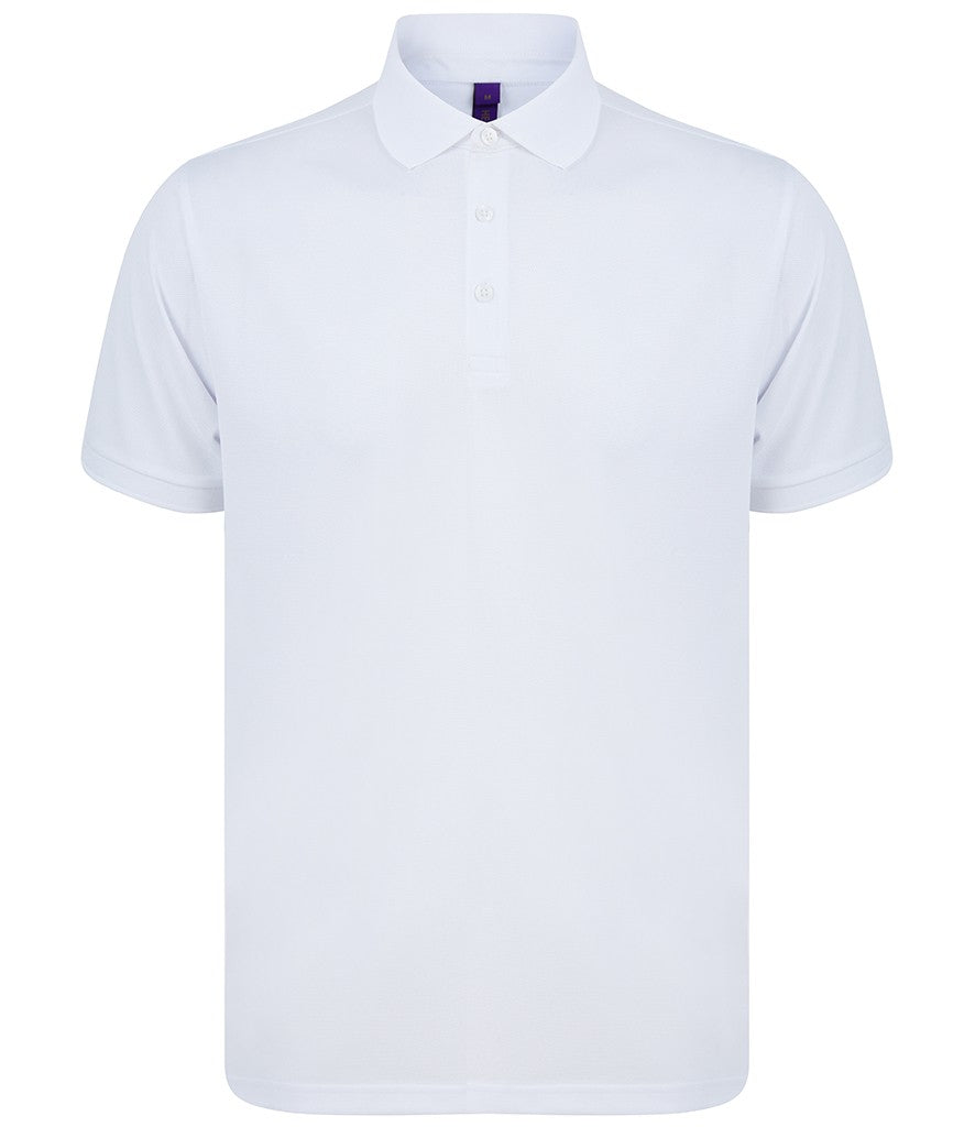 Recycled Polyester Pique Polo Shirt | WHITE