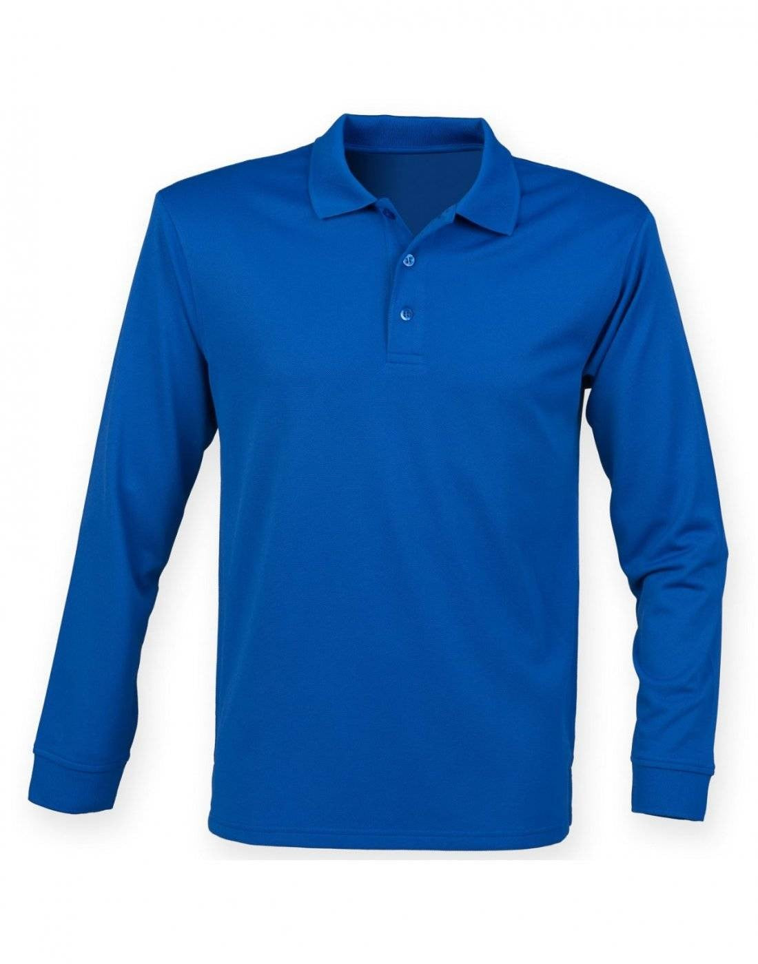 Long Sleeve Coolplus Polo Shirt | ROYAL