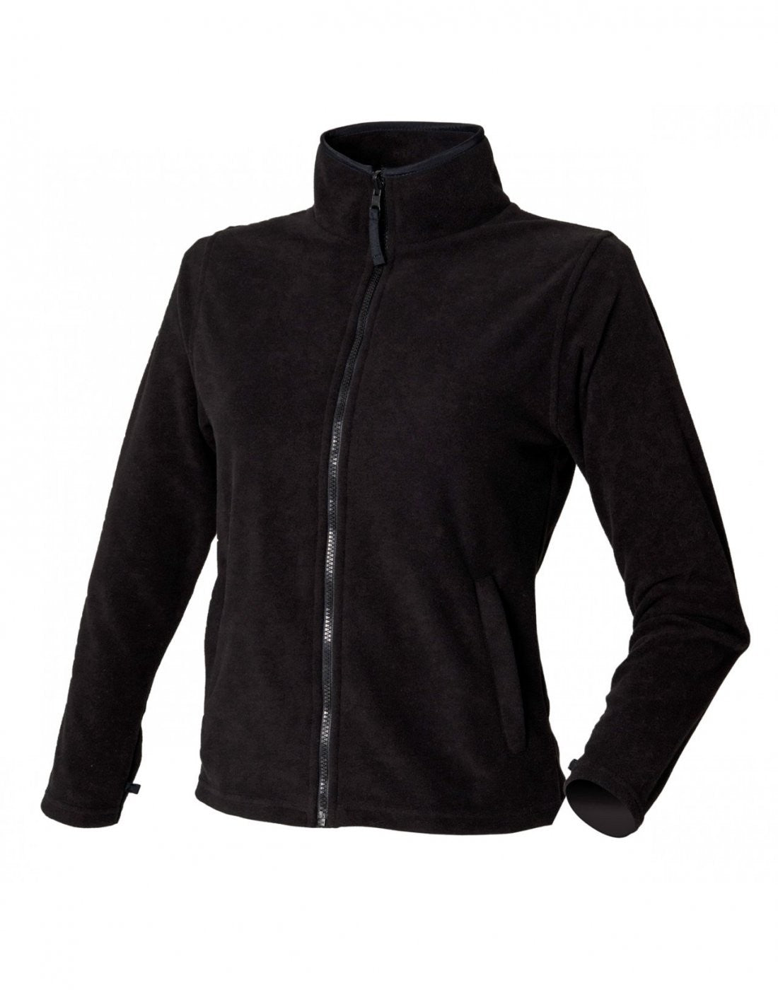 Ladies Microfleece Jacket | BLACK