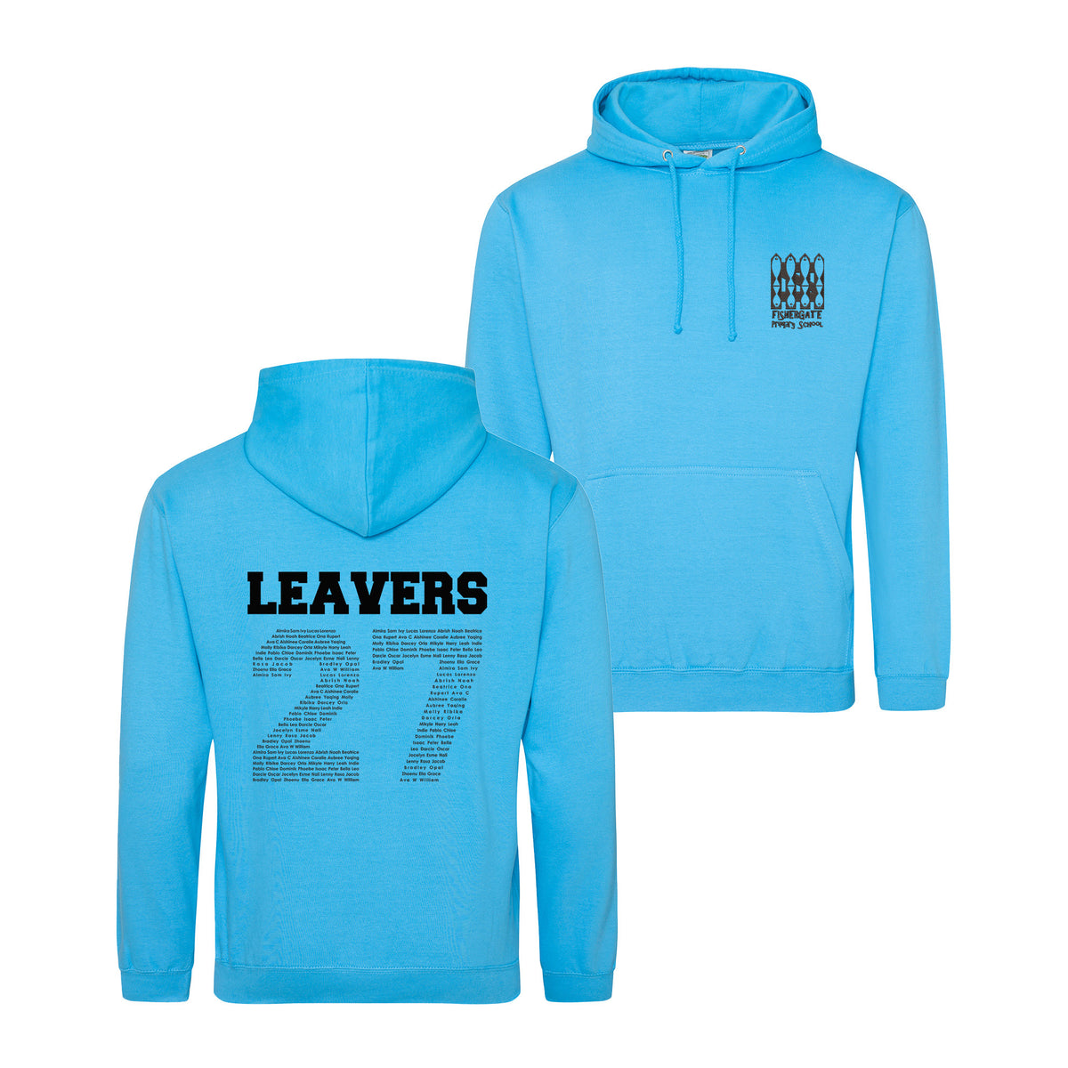 Fishergate School Leavers Hoodie | HAWAIIAN BLUE