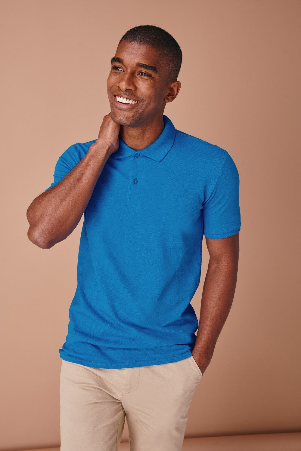 Micro-Fine Pique Polo | BRIGHT JADE