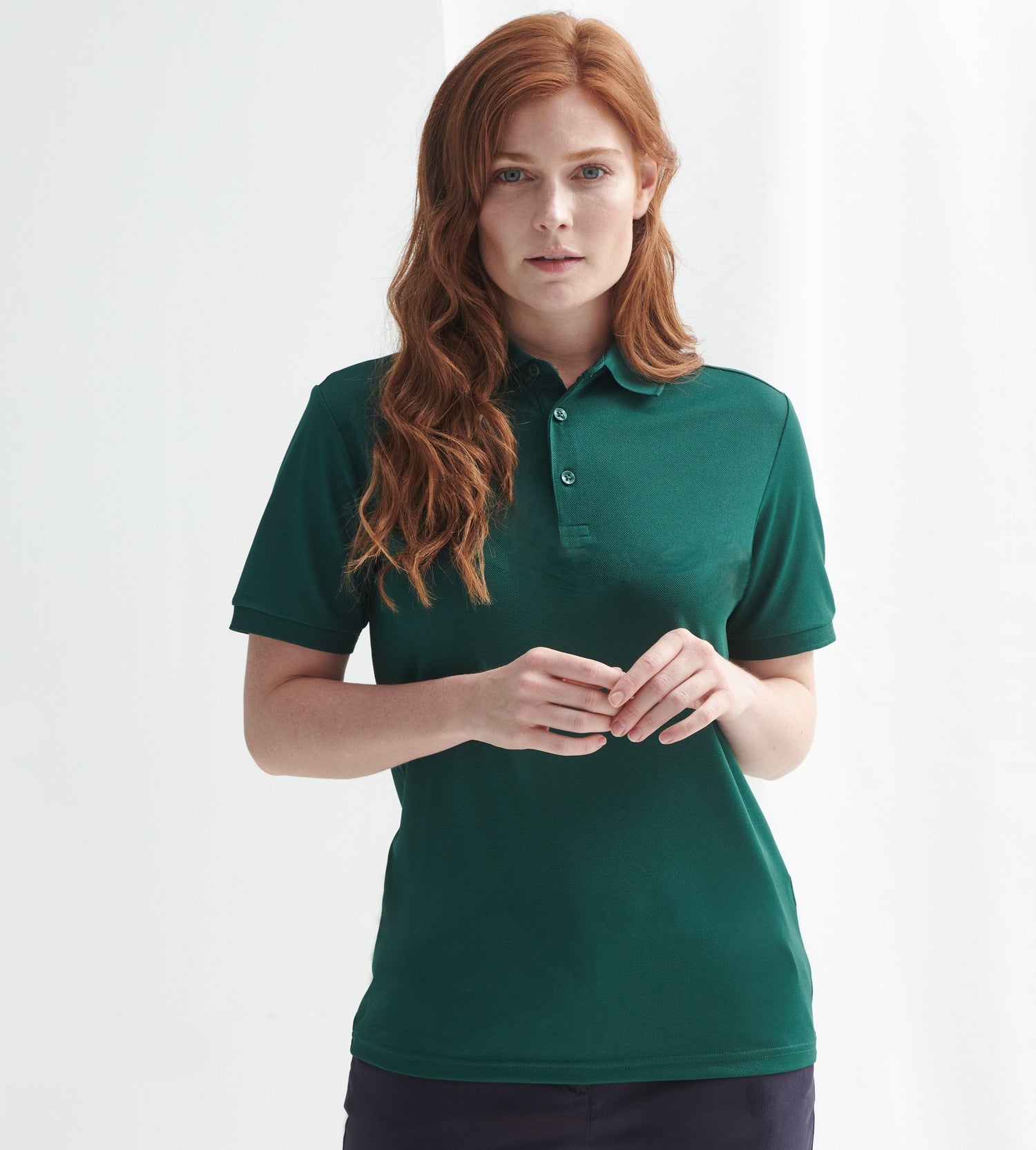 Recycled Polyester Pique Polo Shirt | WHITE